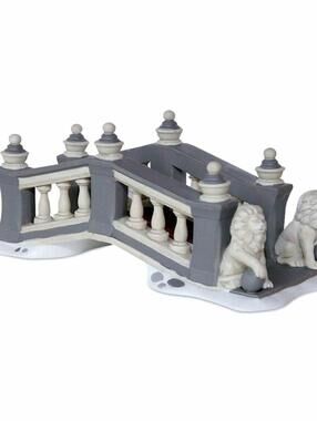 Department 56 Lionhead Bridge Pond Accessories Christmas Dickens Village 58645